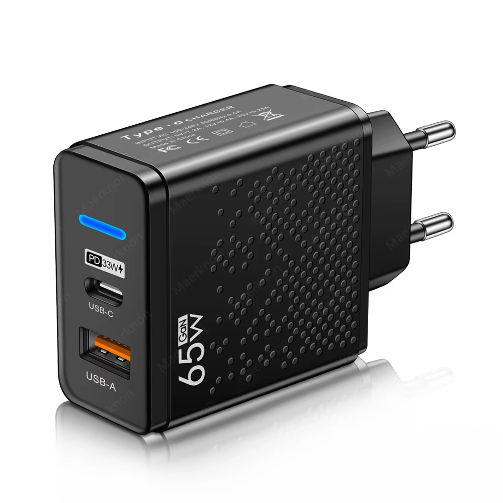 Cargador USB-C 65W PD para Móvil de Carga Rápida