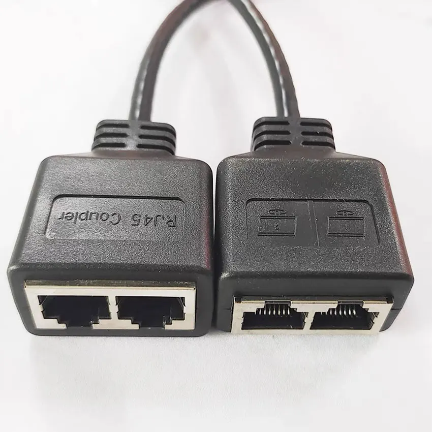 Divisor Ethernet RJ45 1 macho a 2/3 hembra, Cable LAN, Conector de extensión - imagen 3