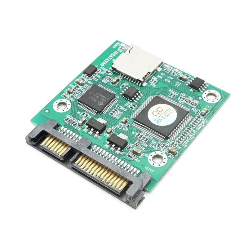 Tarjeta Micro SD TF a tarjeta adaptadora SATA de 22 pines Caja de disco duro de 2,5" Tarjetas TF a convertidor SATA 7+15 - imagen 2