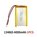 124065-4000mAh  1PCS