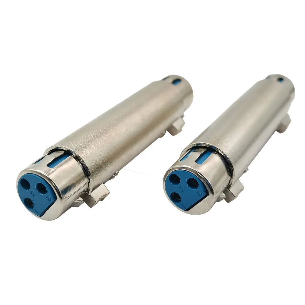 Adaptador de Cable XLR hembra de 3 pines a conector Mono macho de 6,35mm micrófono XLR macho de 3 pines a RCA hembra adaptador líder niquelado - imagen 4