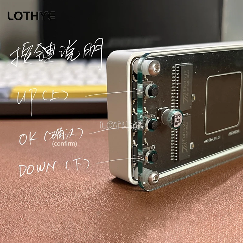 Multimode LED Audio Music Spectrum White Green Display TYPE-C Voice Activated Rhythmic Atmosphere Light Level Indicator VU Meter - imagen 5