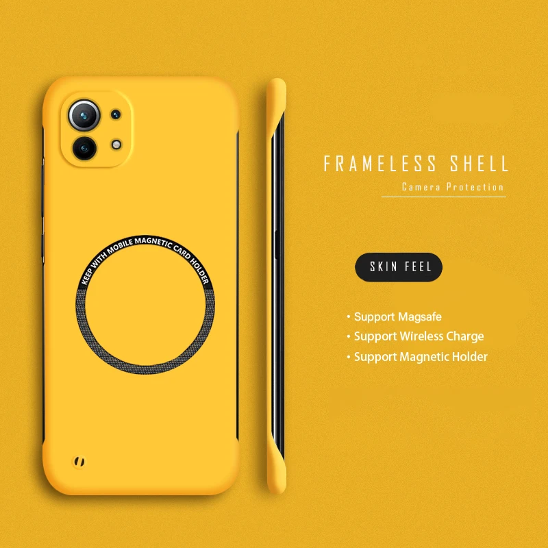 Funda de teléfono magnética sin marco, delgada, mate, de lujo, para Magsafe XIAOMI Poco X7 X6 Pro F6 F5 Pro X7Pro - imagen 3