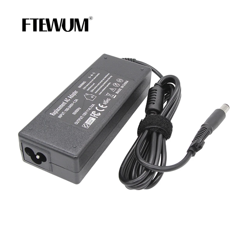 FTEWUM-adaptador de corriente AC para ordenador portátil, adaptador de 19V, 4,74a, 90W, 7,4x5,0mm para HP Pavilion DV3 DV4 DV5 DV6 8460p 8530p 8560w ProBook 430 G1 - imagen 4