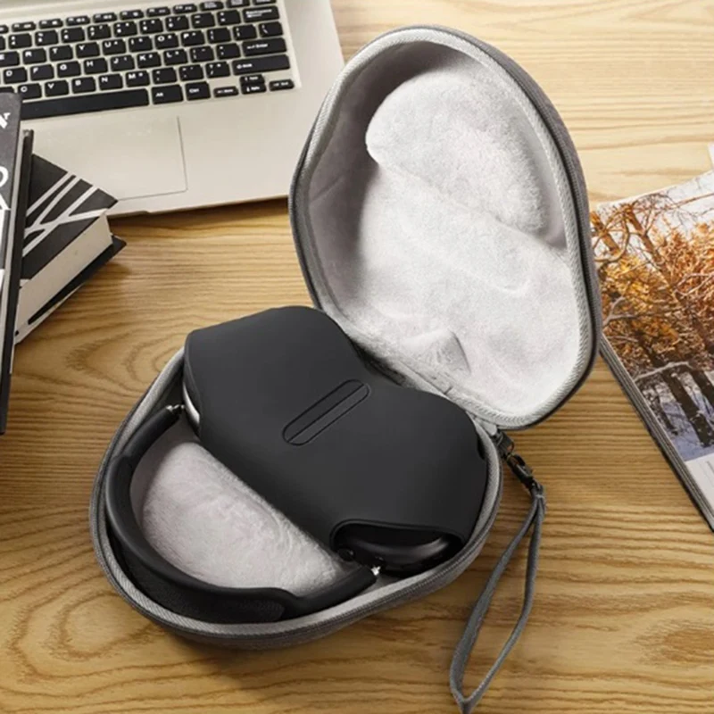 Bolsa de almacenamiento con correa de mano EVA impermeable para auriculares Max, estuche protector de viaje, bolsa de transporte - imagen 2