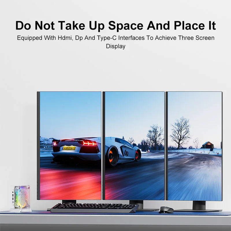 GenMachine Ryzen 6800H ES RGB MINI PC Windows 11 8C/16T DDR5 4800Mhz 256/512GB M.2 WIFI6 BT5.2 Diy Gaming ordenador Pc Gamer - imagen 5