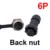 Back nut 6P