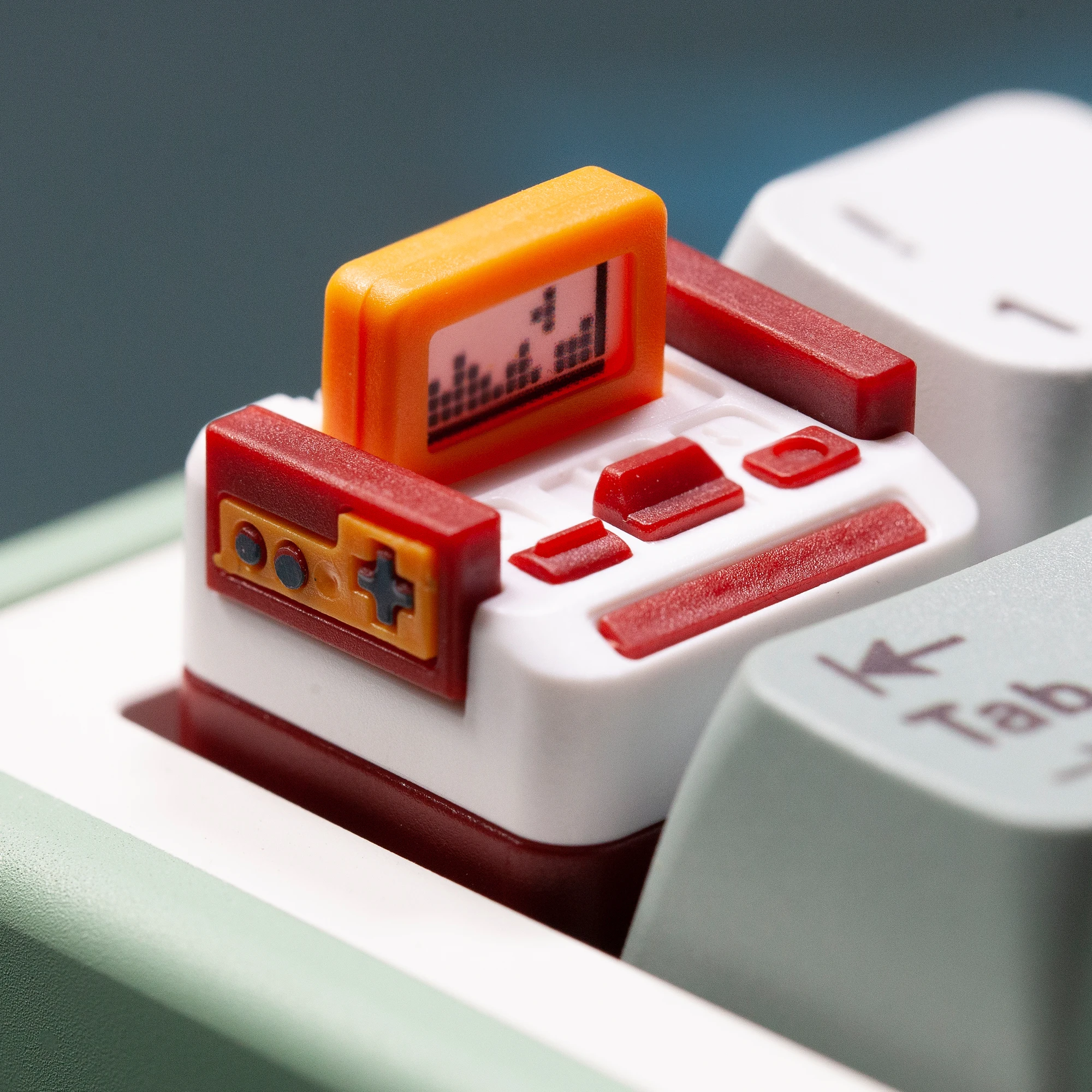 Classic Retro FC Keycap Famicom Vintage novedad Keycap para teclado mecánico retroiluminado Keycap ESC Cute Game Console - imagen 2