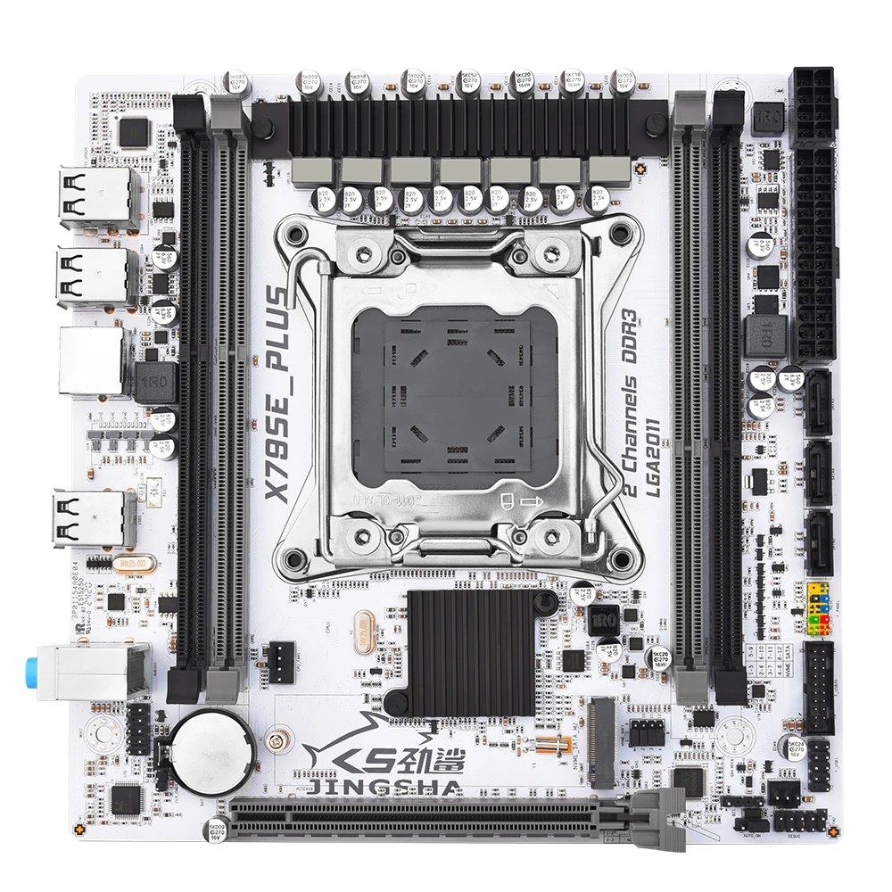 Juego de placa base X79 LGA 2011 E5 2670 V2 cpu 4x8GB = 32GB 1600MHz REG RAM Kit NGFF NVME M.2 ranura X79 PLUS conjunto de montaje xeon kit - imagen 2