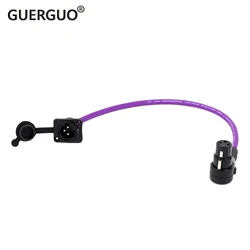 Cable XLR Macho Hembra 90° – Montaje Panel Micrófono