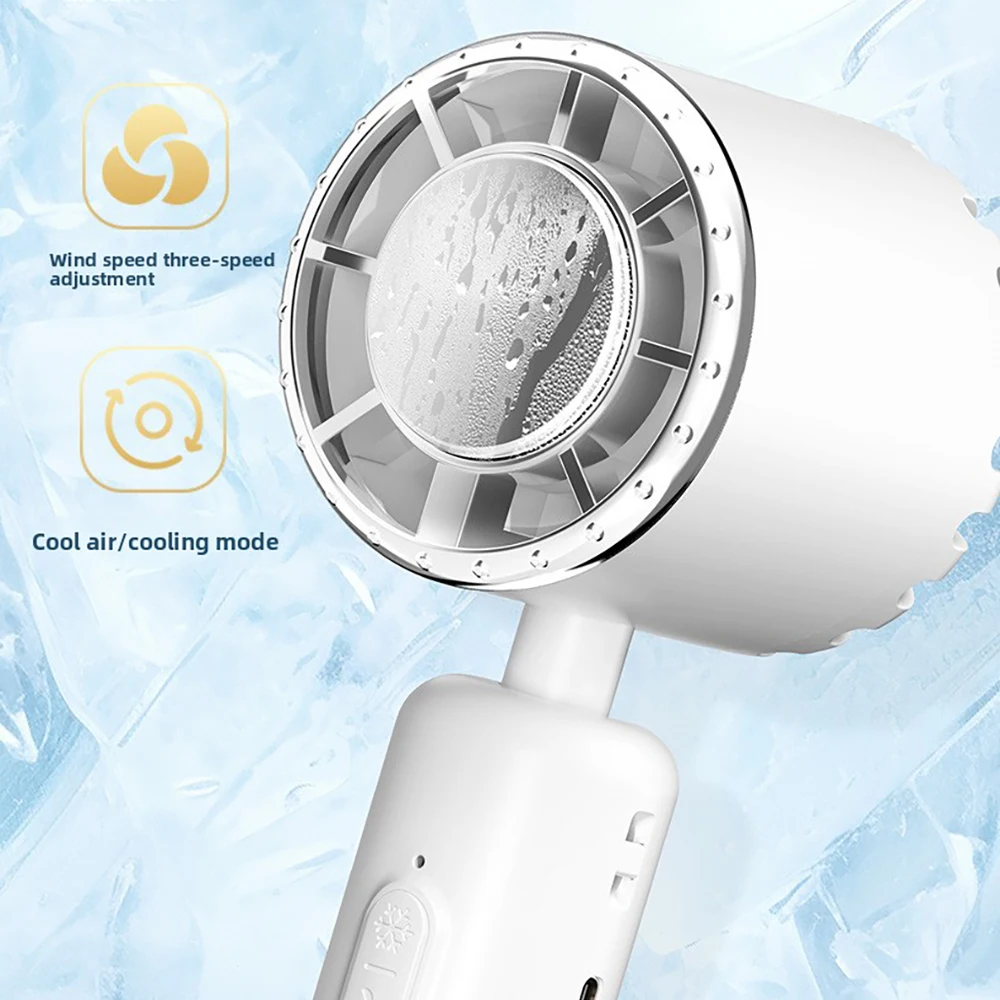 2025 nuevo Mini ventilador de 3 velocidades ventilador de refrigeración Camping al aire libre ligero portátil 90 °   Ventiladores de hebilla de montañismo de escritorio de rotación - imagen 3