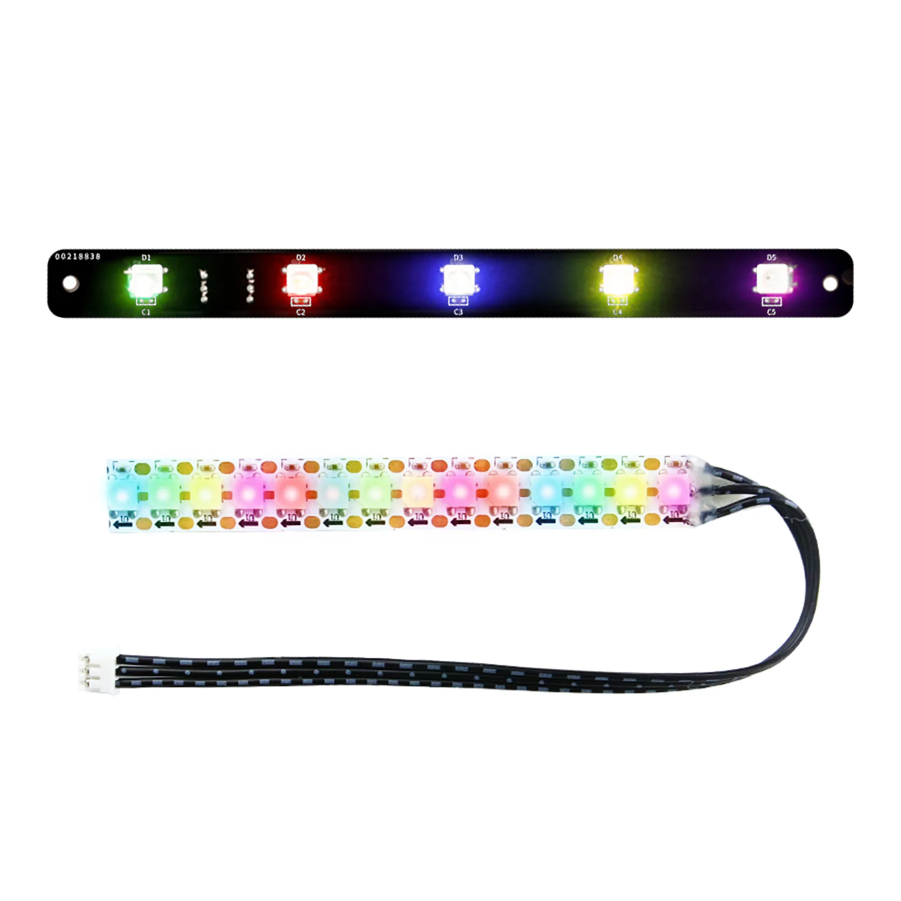 5 uds 14 Uds lámpara programable RGB luz WS2812 PH2.0 interfaz para placa Microbit Pico ESP32 y Raspberry Pi - imagen 2