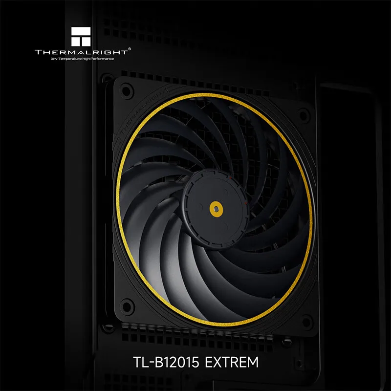 Thermalright TL-B12015 EXTREM ventilador de refrigeración del chasis de 12cm/120x120x15mm/puestos de ventilador LCP/rodamientos de bolas dobles/bajo ruido/marco de PPS - imagen 4