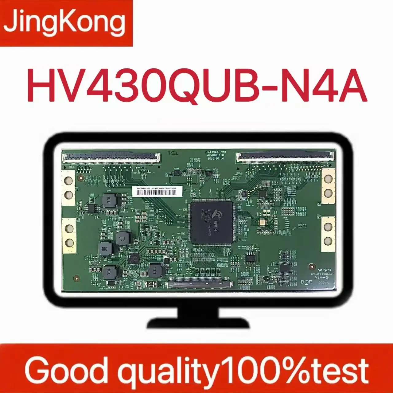 Placa de TV lógica Tcon HV430QUB-N4A 47-6021110 4K nuevo Original para BOE