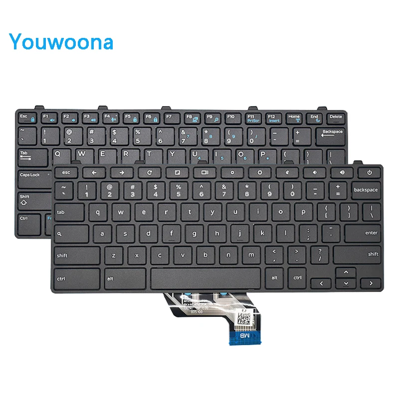 Nuevo teclado Original para ordenador portátil Dell 3180 3189 3190 3191 Latitude 3380 E3380 P80G