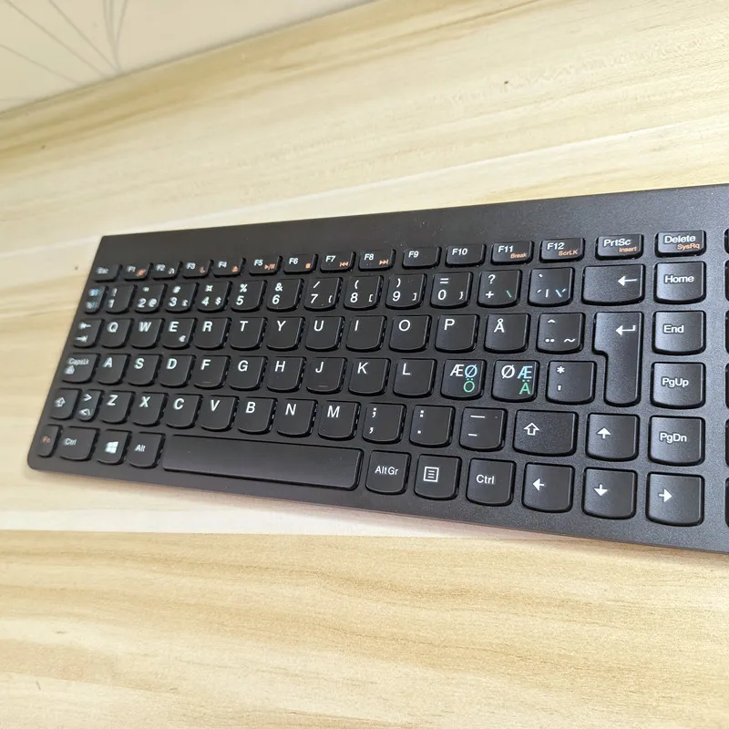 Nordic layout ultra-thin mute wireless keyboard and mouse set For Lenovo keyboard SK-8861 - imagen 2
