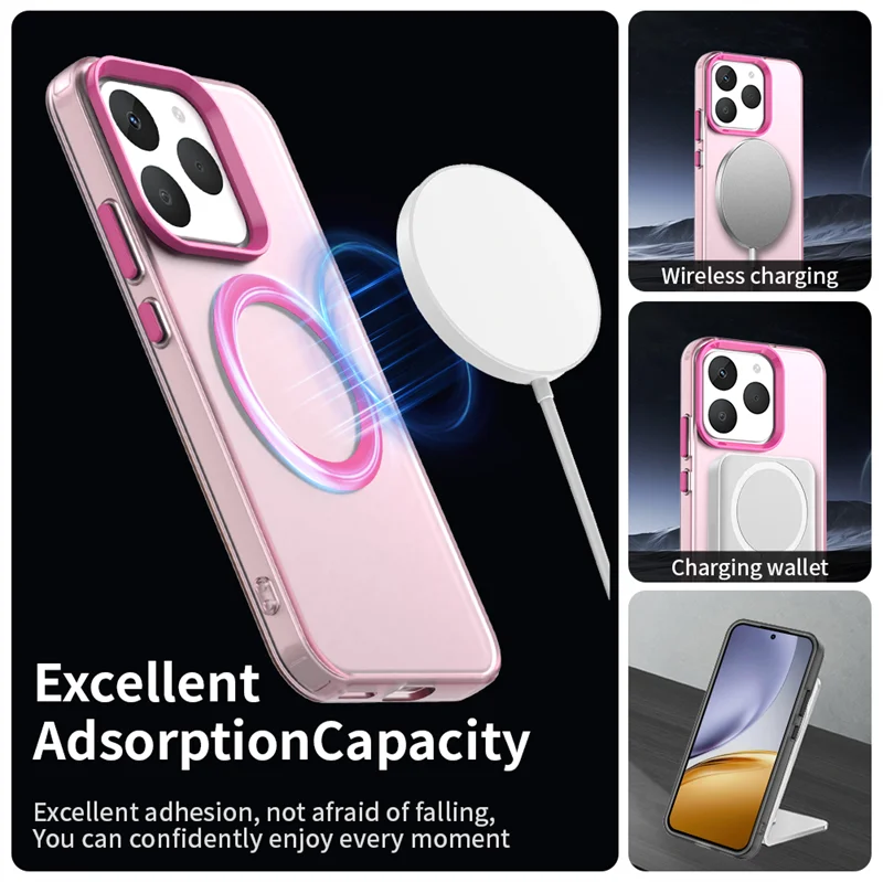 Para Realme 15T Funda Realme 15T 5G Funda magnética mate duradera carcasa protectora trasera fundas de teléfono para Realme 15T Funda - imagen 3