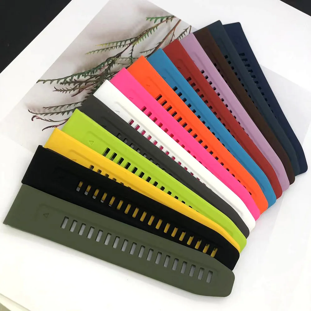 Correa de reloj de silicona Quickfit de 22/26mm para Garmin Fenix 8 47/51mm E 7 7X Pro 5/5X Plus 6X/6 correa transpirable opción de regalo Ideal - imagen 5