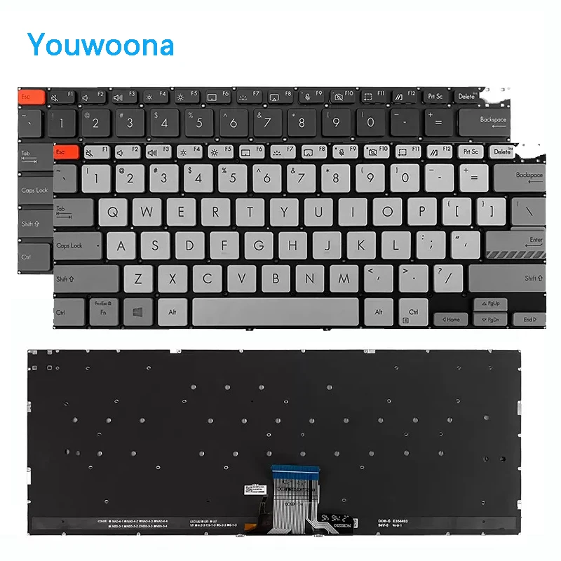 Nuevo teclado Original para ordenador portátil ASUS Pro14 M7400 M4700QC X7400 M3400 M3401Q X3400P K3400P