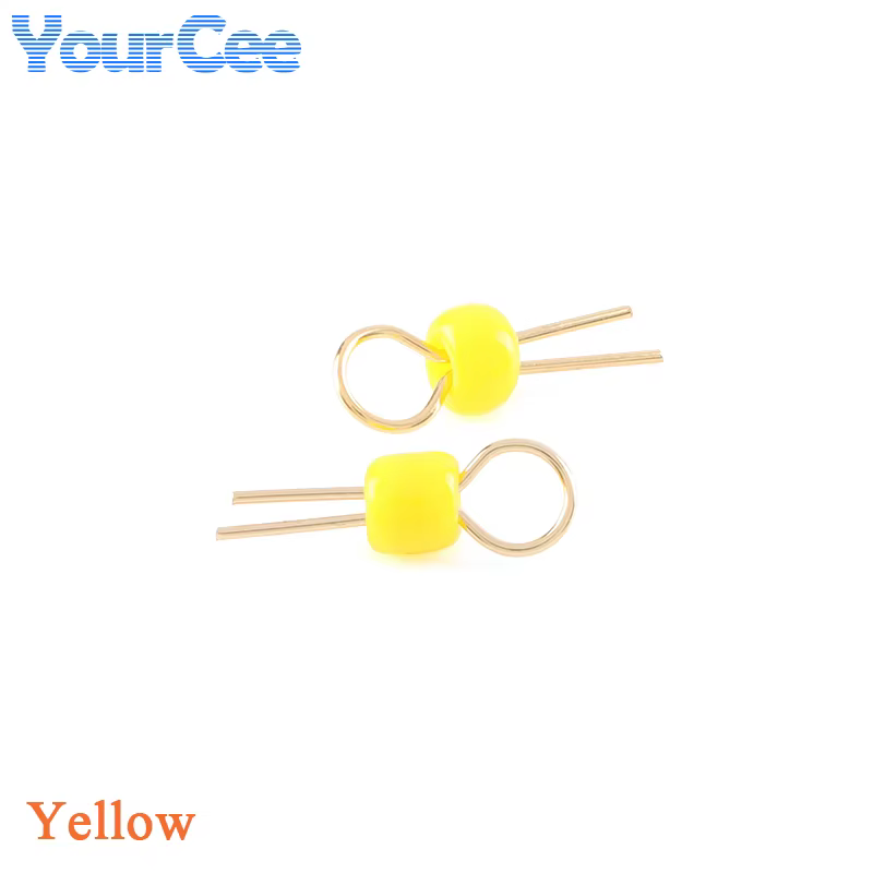 70 Uds. De cerámica chapada en oro, Pin de prueba de cobre, anillo de cuentas, sonda de soldadura, placa de circuito PCB de 1,0-1,8mm, punto de prueba PCB, cuentas THM - imagen 3