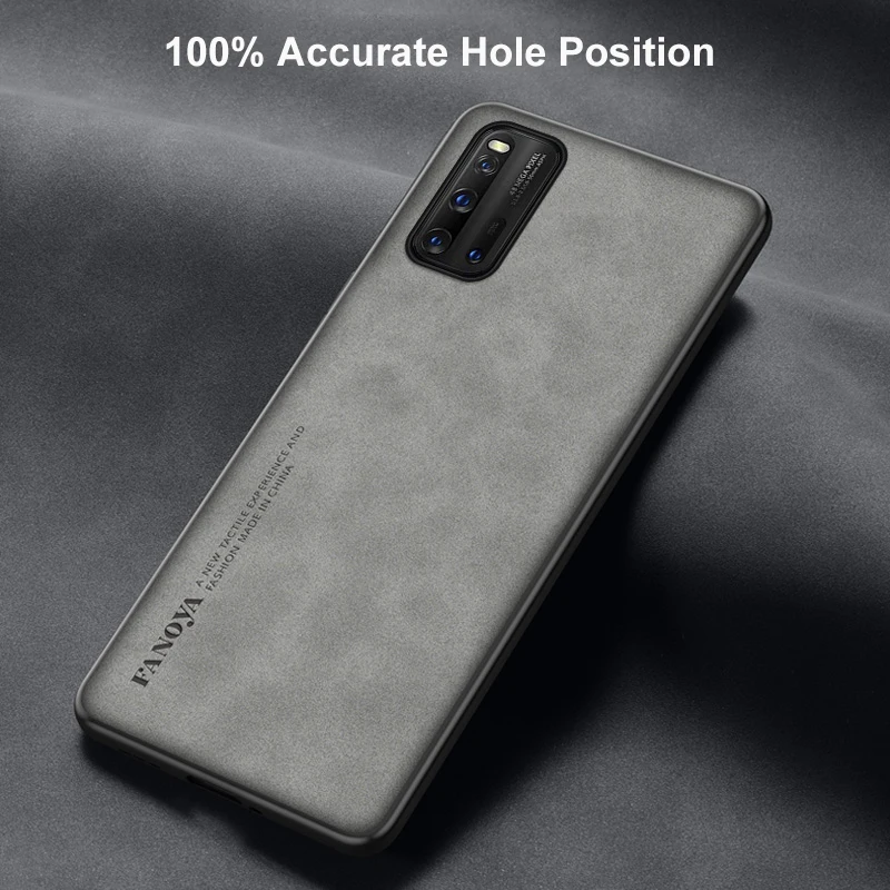 Para Vivo iQOO 3 5G funda de lujo de cuero PU funda de teléfono para Vivo iQOO 3 iQOO3 contraportada de silicona mate a prueba de golpes protección completa - imagen 4