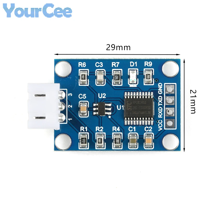 Sensor de profundidad de agua, módulo de nivel de líquido resonante, 0-1000mm, 5V, UART para Arduino/51/STM32 - imagen 4