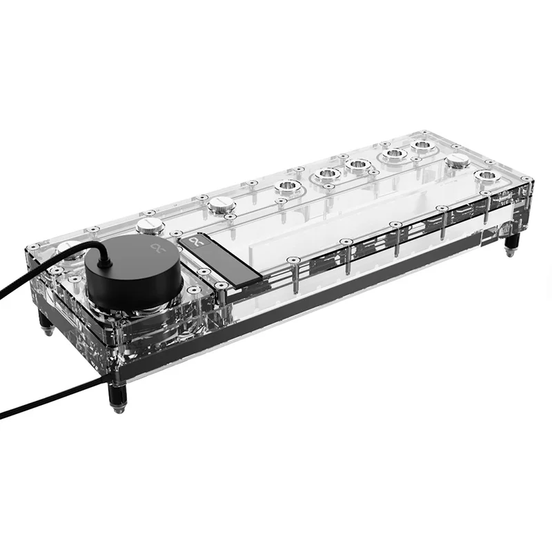 Alphacool Core Distro Plate 360 Rechts/Links Bomba VPP preinstalada, G1/4", tanque de agua de uso universal acrílico para bucles de agua - imagen 3