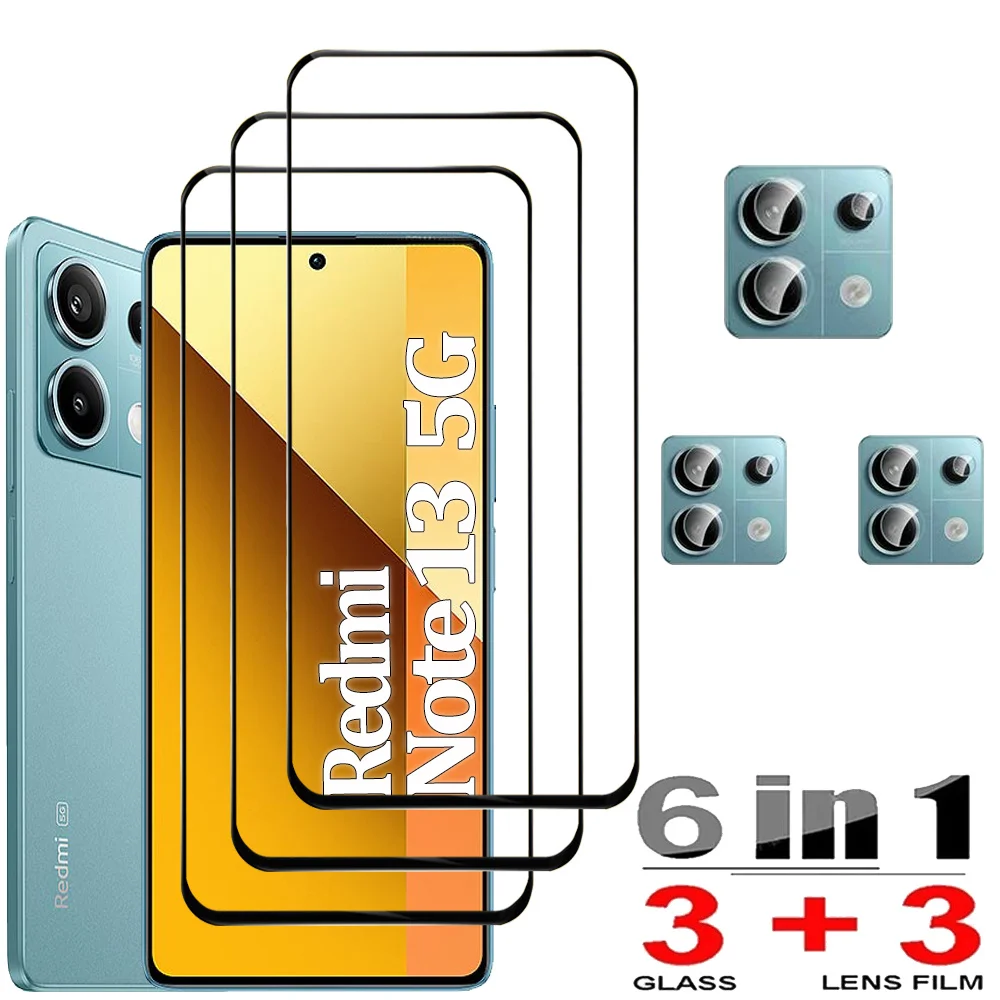 Vidrio Película De Protector para Redmi Note 14 13 Pro 5G Protectores De Pantalla Redmi Note13 12 11 10 Pro Cristal Templado y Cámara Note 12 Pro Plus Screen Glass Para Redmi Note 14 Película Frontal Teléfono - imagen 2