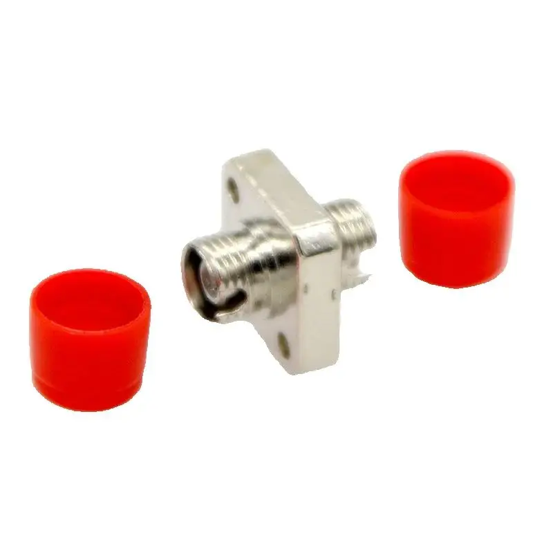 Adaptador de fibra óptica de 10 piezas, conector FC/PC FC/APC, acoplador de brida de transferencia de aleación de Zinc integrado cuadrado - imagen 3