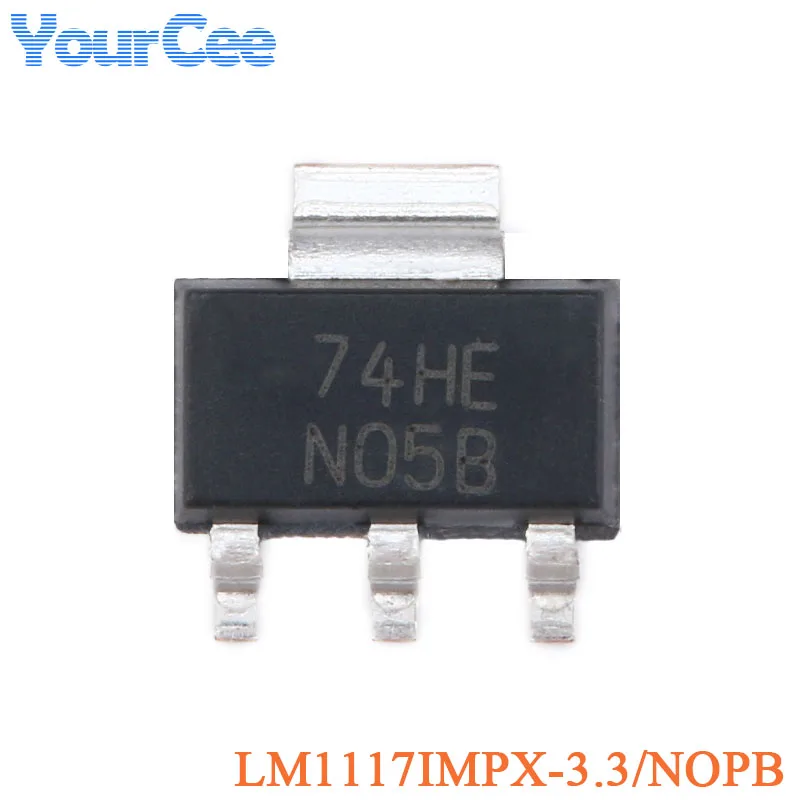 5 uds LM117IMPX-ADJ/NOPB 3,3 LM117 LM117IMPX LM1117DTX LM1117SX SOT-223 estabilización de voltaje lineal diferencial de baja presión - imagen 4