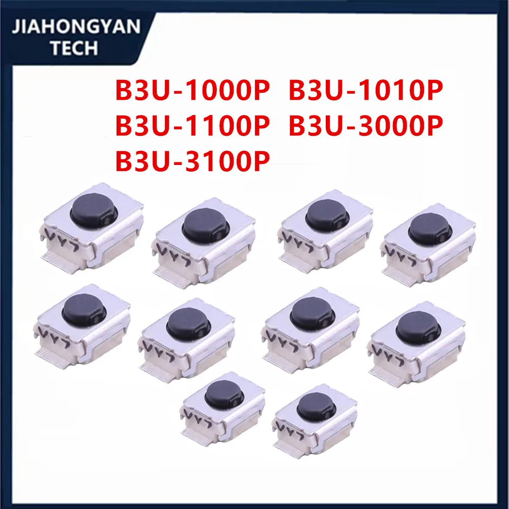 10 Uds 20 piezas interruptor de botón táctil Original B3U-1000P B3U-1100P B3U-1010P B3U-3000P B3U-3100P