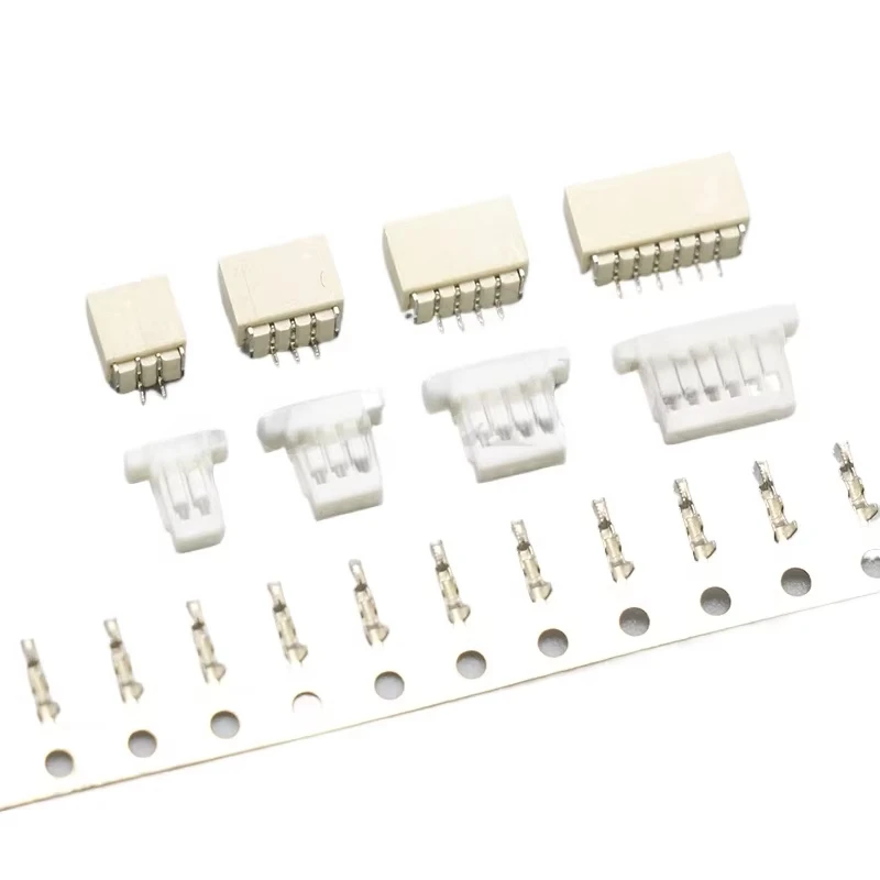 10 juegos de conector JST SH1.0, paso de 1,0mm, enchufe Horizontal SMT + carcasa + terminales 2P 3P 4P 5P 6P 7P 8P 9P 10P 11P 12P - imagen 2