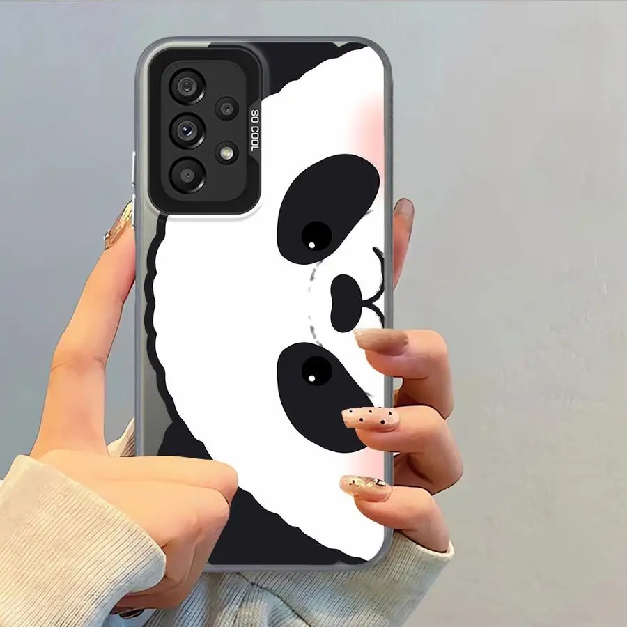 Funda para Samsung Galaxy S21 S20 Plus S23 S24 FE Note 20 Ultra S25 S22 S23 funda trasera para teléfono lindo Panda - imagen 5
