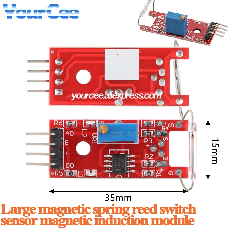 5 unids/pc RGB LED llama temperatura Humidlty sonido Metal táctil fotorresistor IR seguimiento zumbador codificador rotatorio Hall módulo magnético - imagen 5