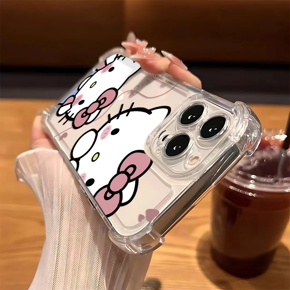 Nueva funda bonita de Hello Kitty para Samsung A56 A26 A33 A54 A52 A51 A13 A73 A55 A53 A36 A35 A34 A32 A25 A24 A22 A15 A14 A12 4G 5G - imagen 4