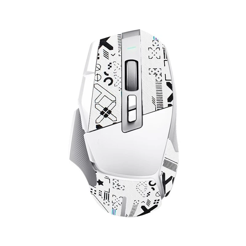 1 Juego de pegatinas antideslizantes para ratón Logitech G502X G502XPLUS, ratón inalámbrico con cable, cinta antisudor antideslizante, textura exquisita - imagen 4