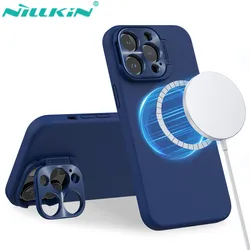 Nillkin Funda iPhone 15 Pro Max con Soporte y Protección de Cámara