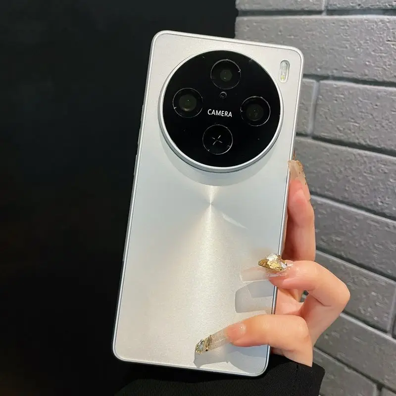 Funda protectora trasera para VIVO X100 Pro, carcasa dura mate, a la moda, láser Aurora, X100, X90, X80 Pro Plus - imagen 4