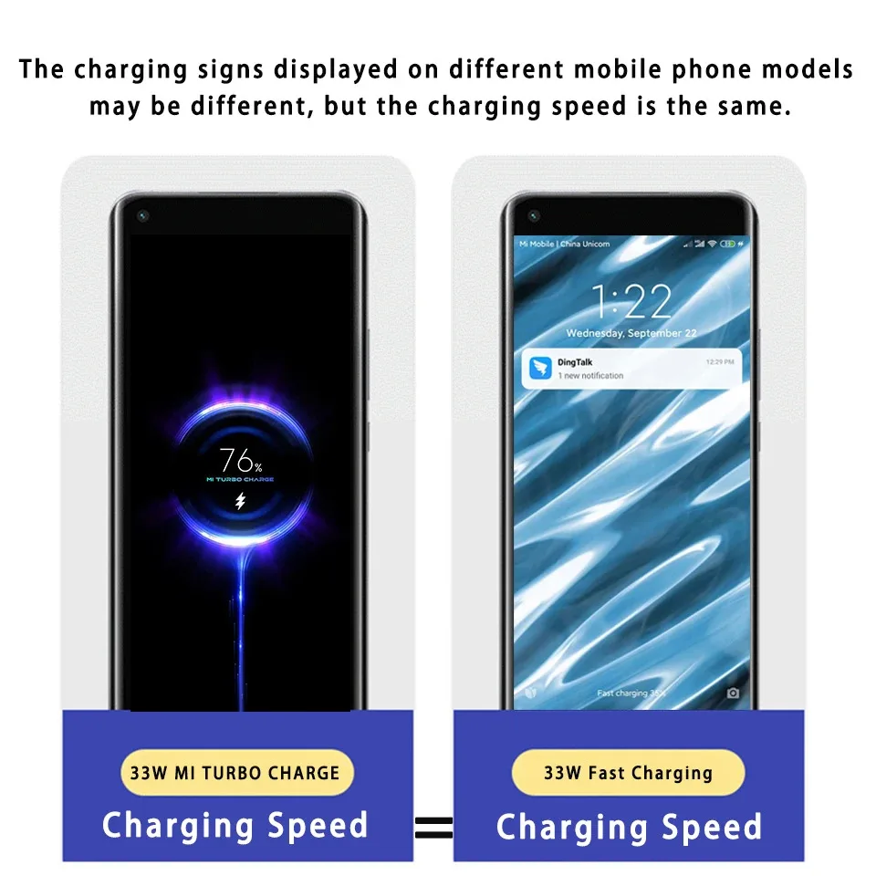 Xiaomi-Adaptador de cargador de carga rápida Turbo, Cable tipo C, 33W, 30W, 27W, Xiaomi Mi Redmi Note 12, 12S, 11, Poco X5, X4, F3 - imagen 3