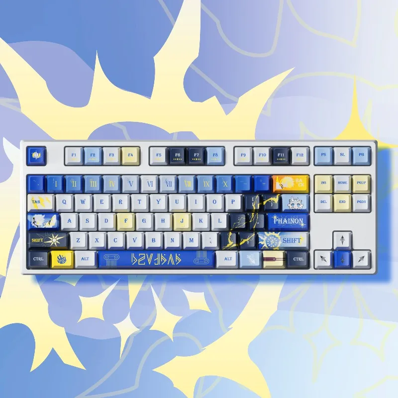 Kit de teclado mecánico DK87, Kit de teclado ergonómico personalizado multimodo inalámbrico de 2,4G, teclados mecánicos para juegos y oficina - imagen 3