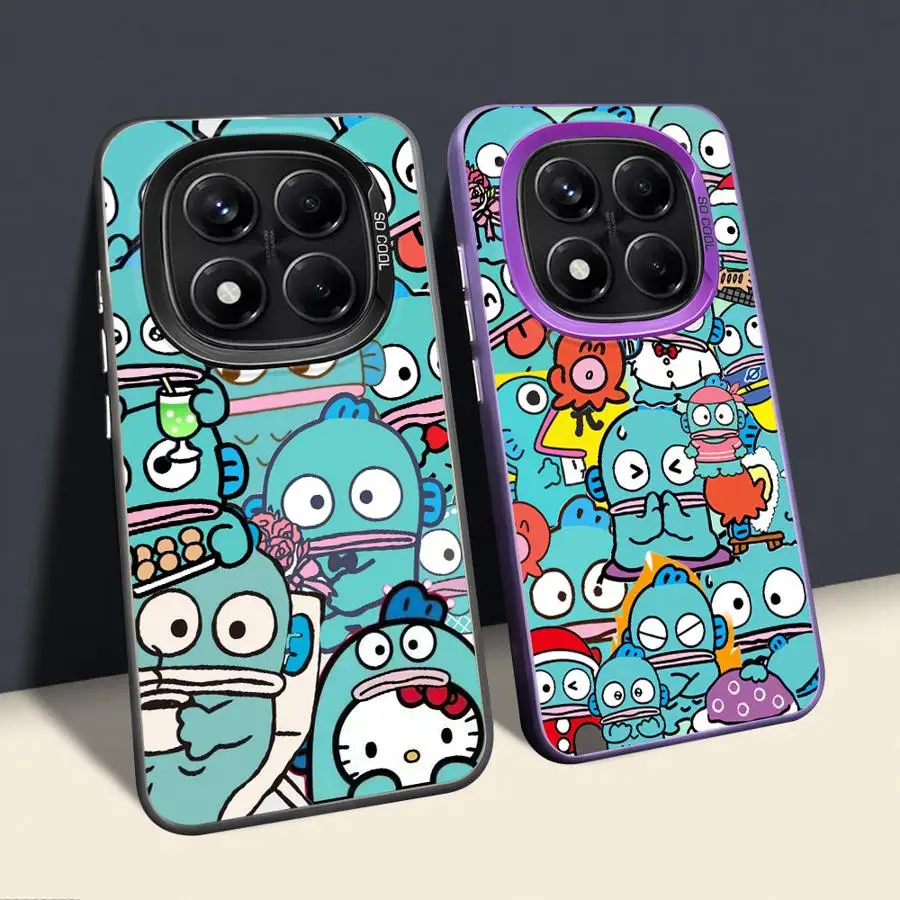 Bonita funda Sanrio HANGYODON para Xiaomi Redmi Note 14 Pro Plus 11s 13 12 11 9s 10Lite 12s 10s, funda trasera para teléfono