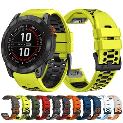 Correa Garmin QuickFit 22/26mm Silicona Transpirable Fenix 7/Epix 2