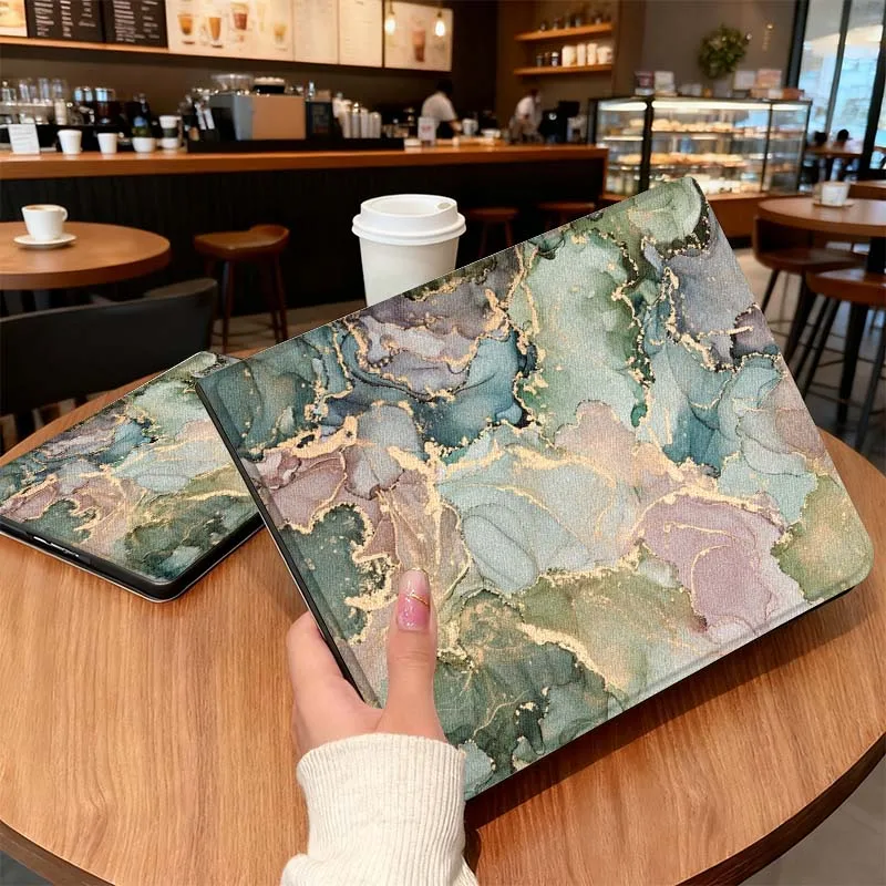 Textura creativa mármol fresco para Samsung Galaxy Tab A A7 A8 A9 A11 S6 S11 10,1 10,4 10,5 pulgadas Lite Plus funda para tableta