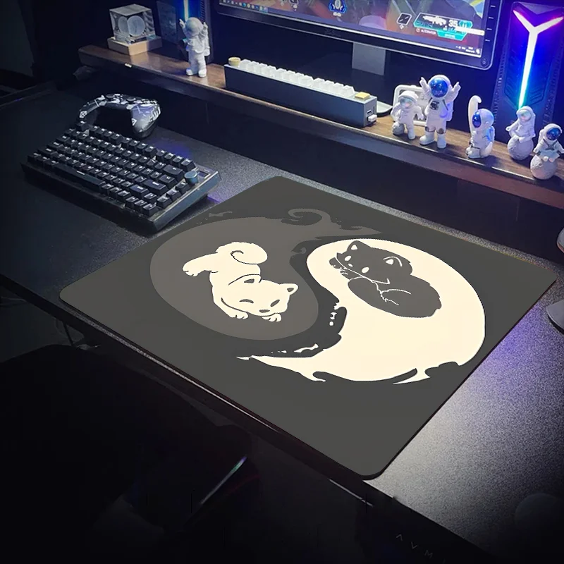 Alfombrilla de ratón grande para ordenador portátil, alfombrilla extragruesa para teclado de Gaming XXL de 900x400mm, antideslizante, de goma, impermeable, para escritorio