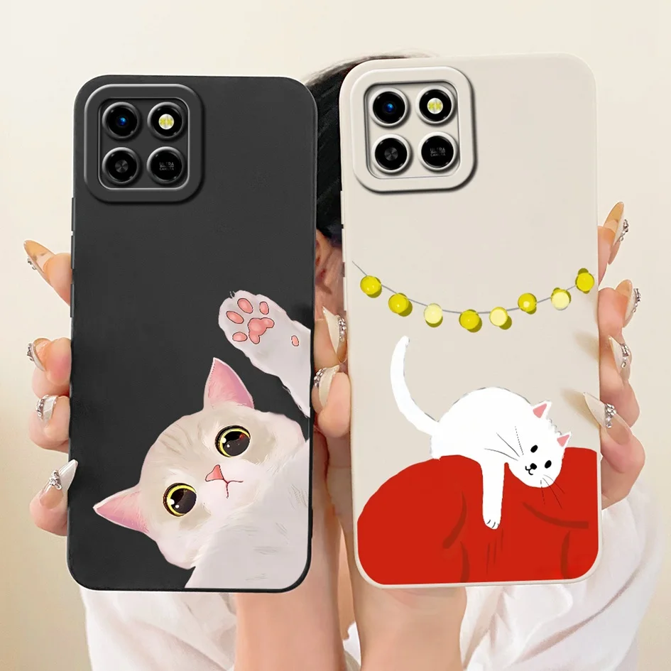 Funda para Infinix Smart 6 HD funda Smart 6 Plus lindo conejo de dibujos animados gato funda de teléfono de silicona suave para Infinix Smart6 X6511B Coque