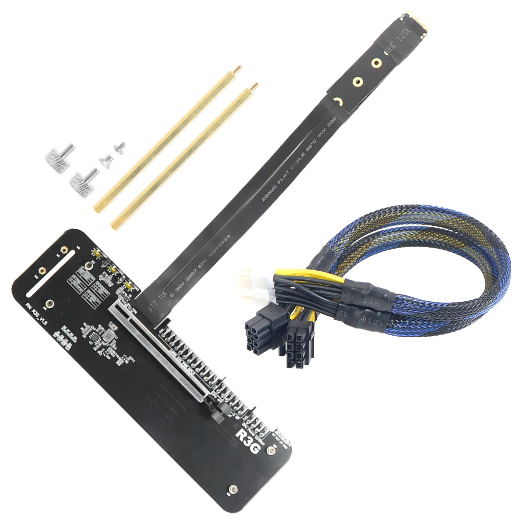 Tarjeta gráfica externa M.2 para NVMe PCIe 3,0 x4 Cable elevador para NUC ITX STX Laptop PC R43SG/R43SG-TU - imagen 2