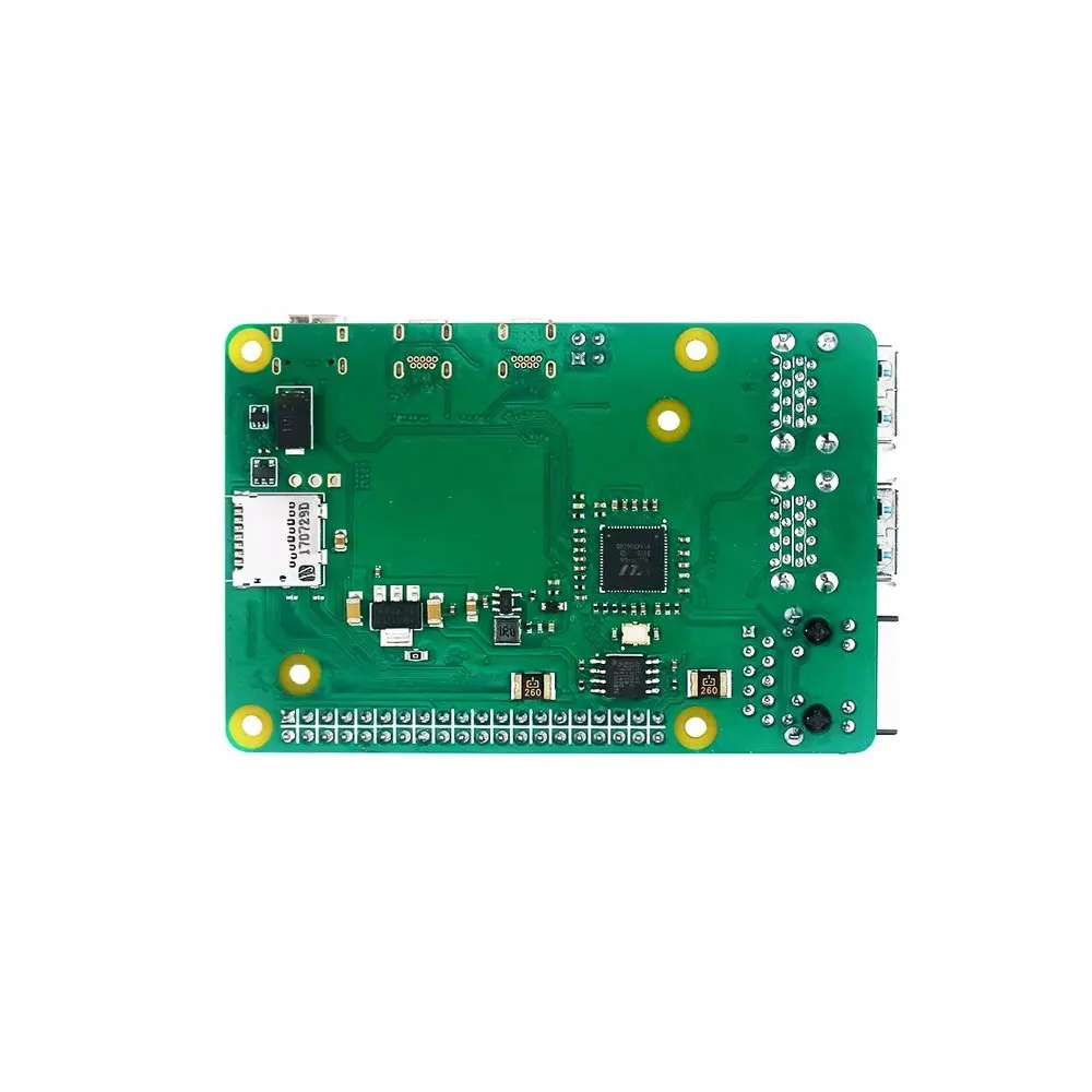 Placa adaptadora Raspberry Pi CM4 a PI4B, módulo de computadora 4, placa IO a 4USB3.0/PoE/CSI/DSI/Gigabit ETH/40 GPIO/ranura para tarjeta TF - imagen 3