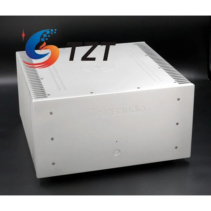 TZT Transaudio T9.4 450W/4Ω Clase AB Amplificador de potencia Amplificador de potencia de grado audiófilo (110V/220V Plata) - imagen 4