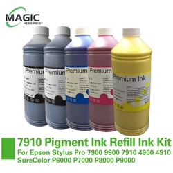 Universal Kit Recarga Tinta Pigmentada Epson Stylus Pro y SureColor
