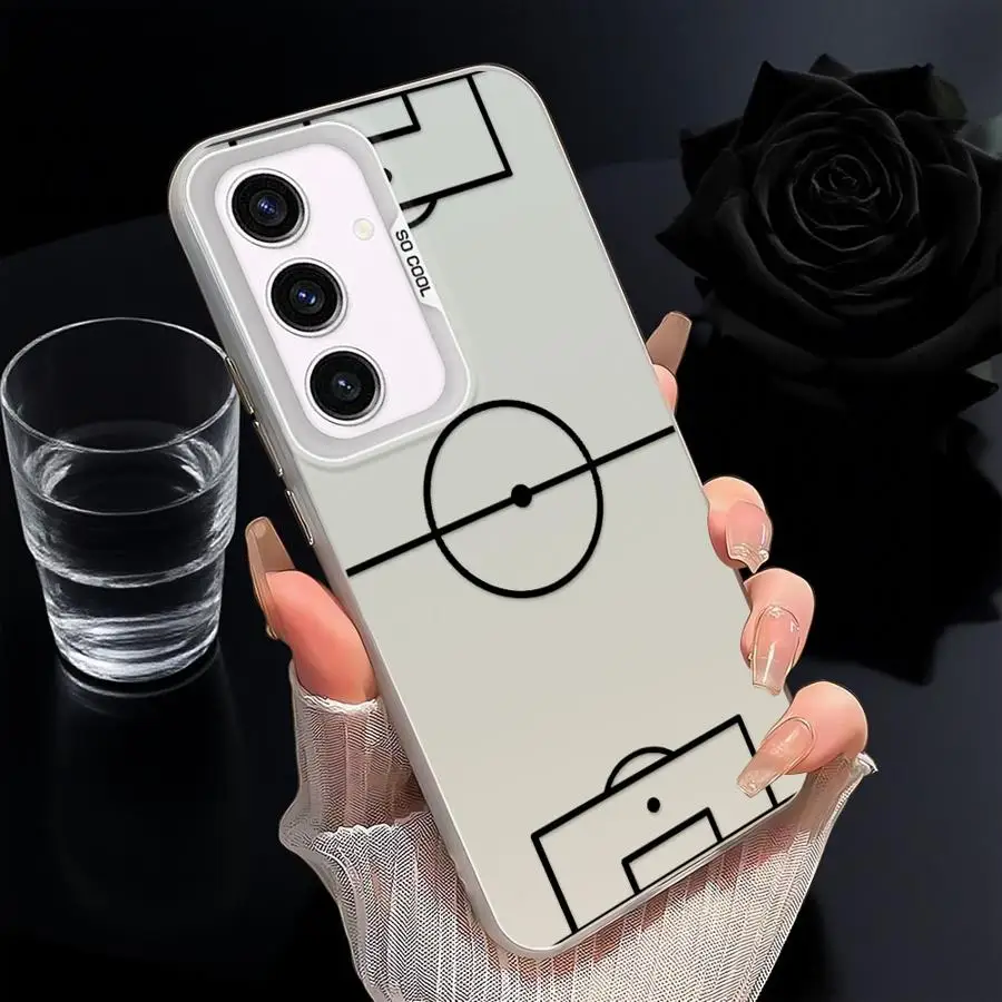 Funda para Samsung Galaxy A33 A34 A32 A73 A22 A52 A25 A26 A53 A24 A23 A36 funda trasera para teléfono divertido fútbol - imagen 5